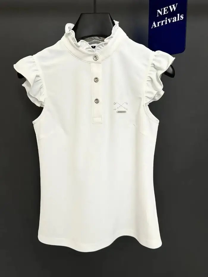 Vêtements de golf printemps-été 2026 : Nouvelle chemise de golf sans manches pour femme, décontracté