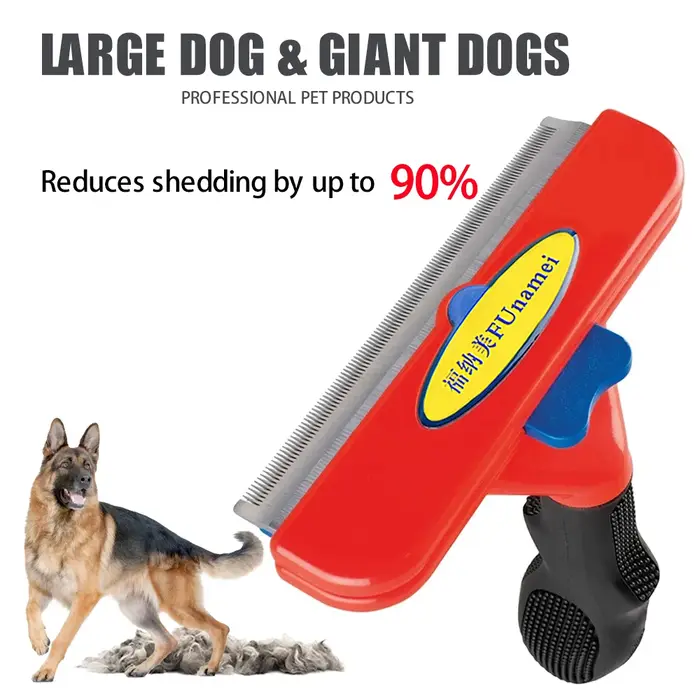 Grande brosse démêlante pour chien