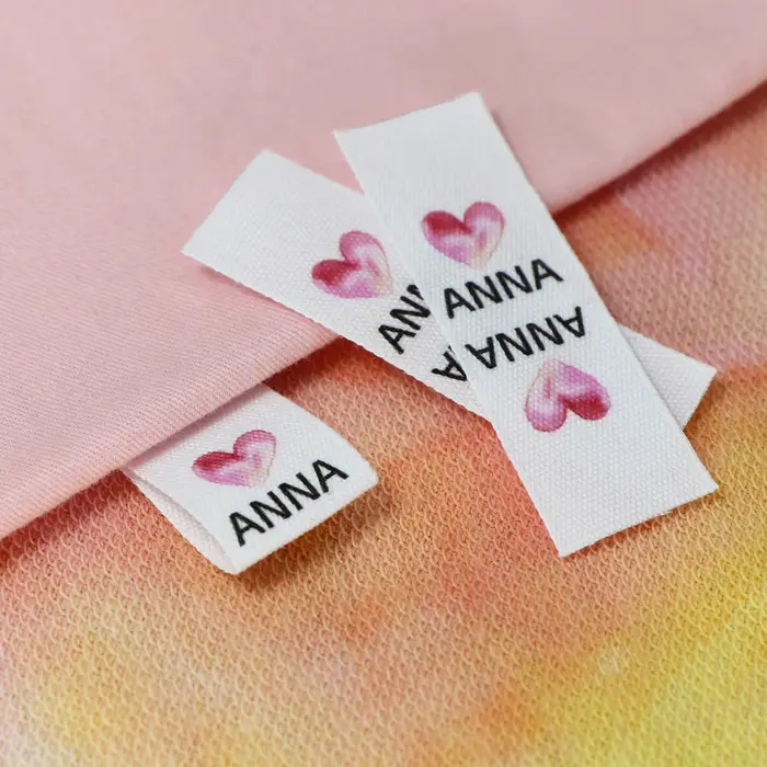 Étiquettes de couture / Étiquettes de marque personnalisées, Étiquettes de vêtements, Couture, Tissu