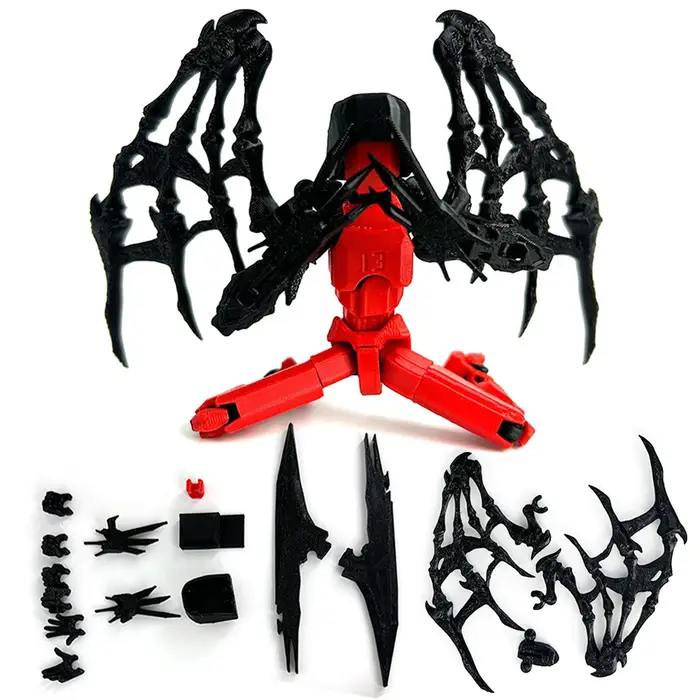 Mannequin factice imprimé en 3D, série 13 guerrier sanglant, jouets, figurines d'action, Robot Shape
