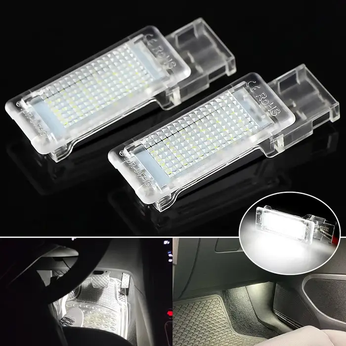 Lumière LED intérieure pour coffre de pieds, 2 pièces, pour VW Golf 5/6/7 Plus Polo Scirocco Passat 
