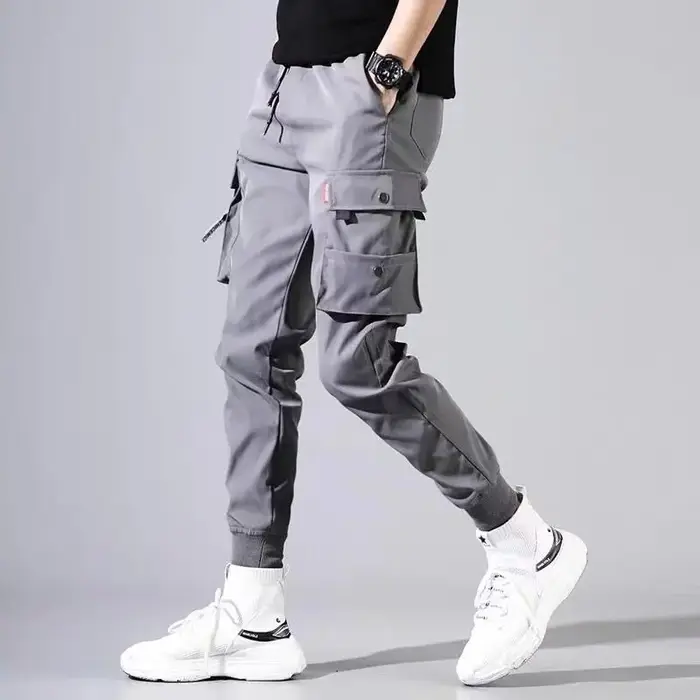 Pantalon cargo mode 2025 homme - Jogger sport décontracté pour salle de sport et quotidien