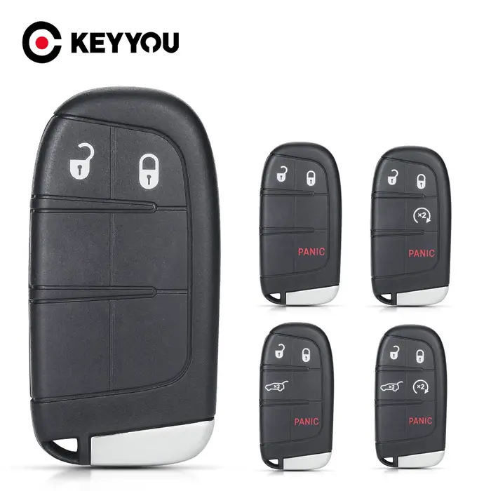 Coque de clé télécommande intelligente pour Jeep Renegade boussole Cherokee Dodge Ram 1500 chargeur 