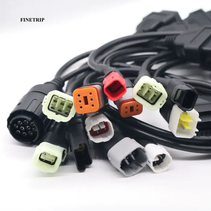 Adaptateur de connecteur de diagnostic de moto, câble OBD2 pour Honda, Suzuki, YAMAHA, KYMCO, BMW, D