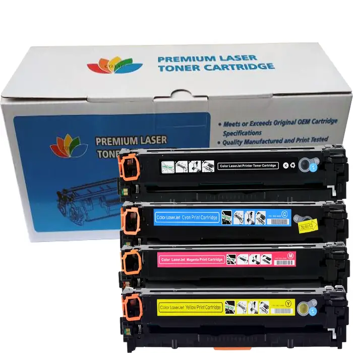 4 Pack De Toner Compatible pour hp 205a CF530A CF531A CF532A CF533A POUR hp LaserJet M154 M180 M181 