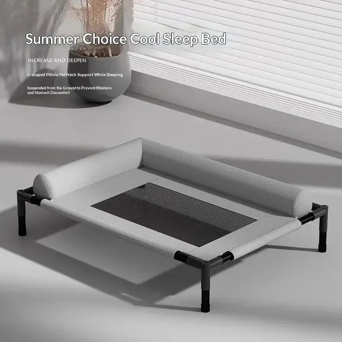 Lit surélevé pour chien