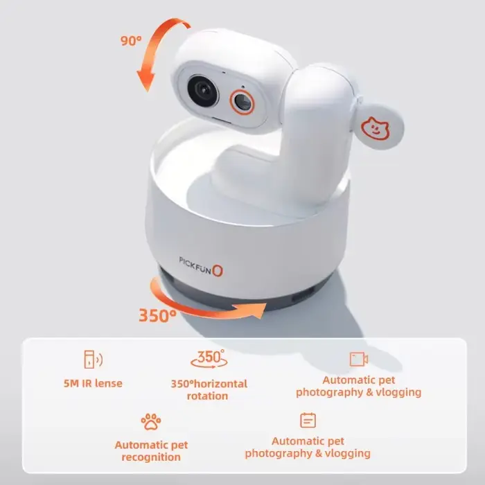 Caméra de vlog pour chat Ai