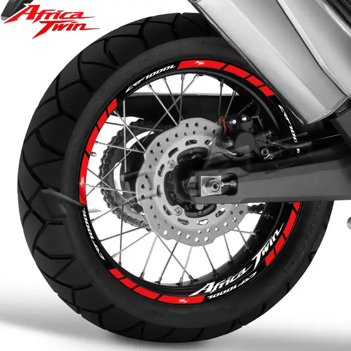 Autocollant réfléchissant pour jante de roue de moto, pour Africa Twin CRF1000L crf 1000 l, bande de