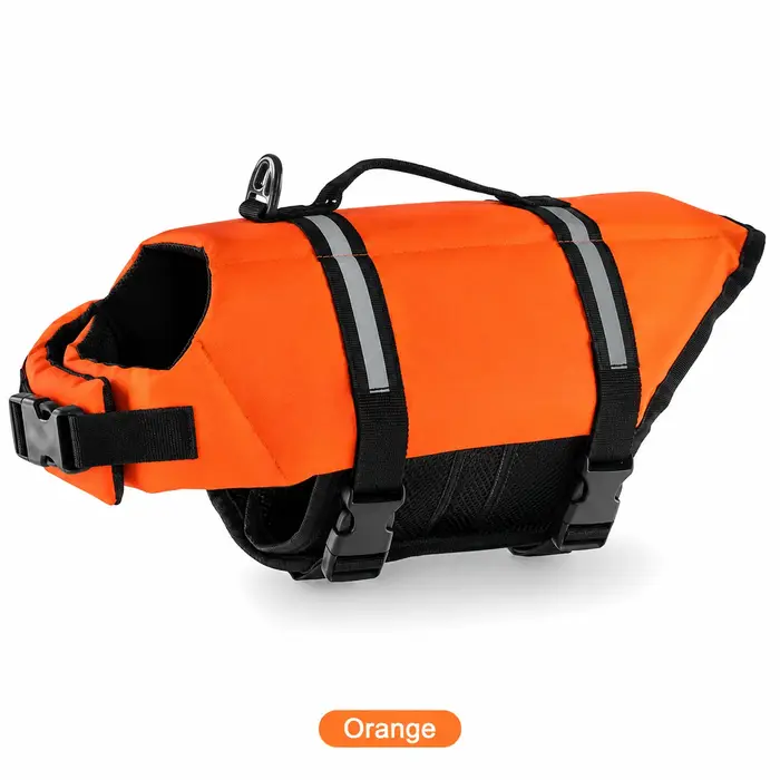 Gilet de sauvetage réfléchissant et réglable pour chien, gilet de natation pour animaux de compagnie