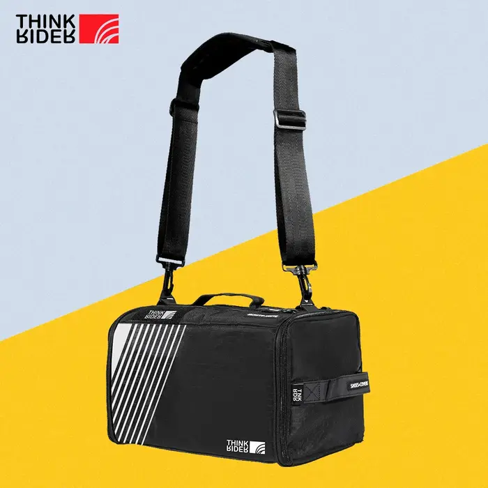 ThinkRider Race Day Essential Cycling Rain Bag Tote avec casque de vélo et chaussures d'équitation, 