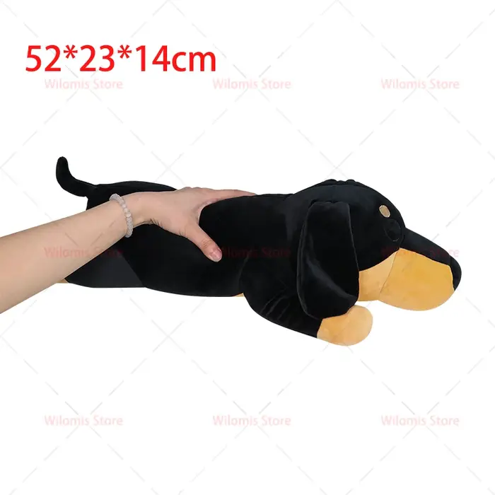 Jouet en peluche chien saucisse de Simulation Kawaii, animaux en peluche doux et mignons, chien Corg