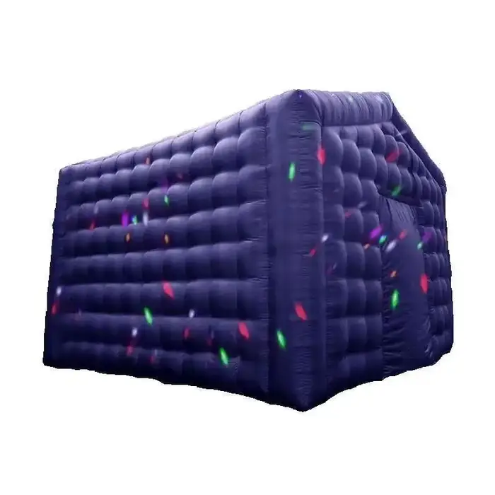 Grand 5M noir Iatable Disco Club tente maison carnaval équipement de location pour les événements sc