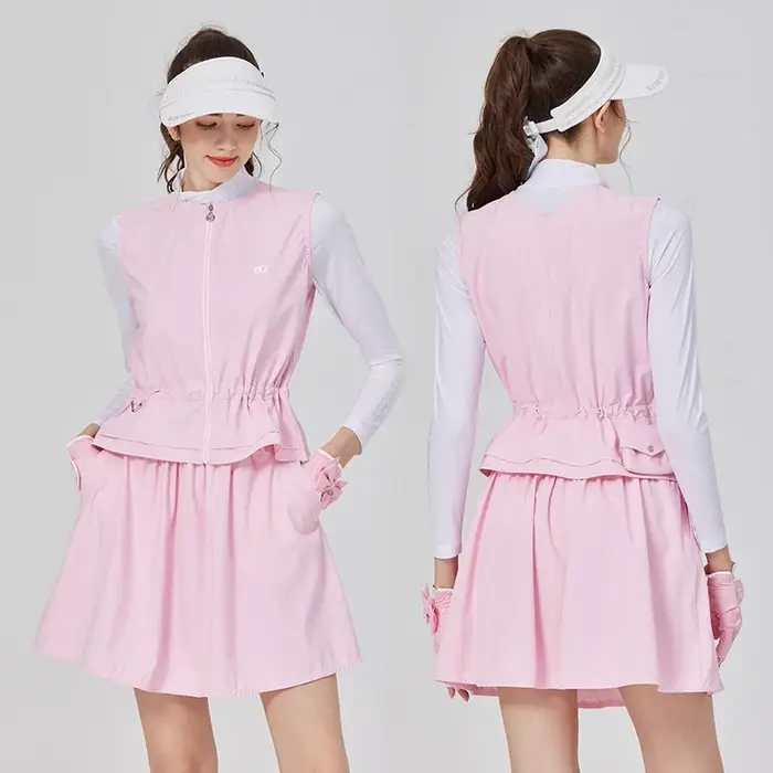 BG 2025 – vêtements de Golf pour femmes, gilet sans manches, costume d'été, séchage rapide, haut de sport respirant, jupe élastique, vêtements de Tennis et de Golf