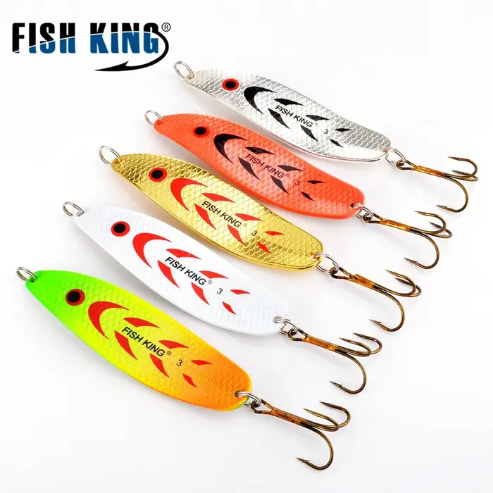FISH KING 20-30g cuillère en métal leurre de pêche dur Wobblers artificiels pour la traîne truite cu
