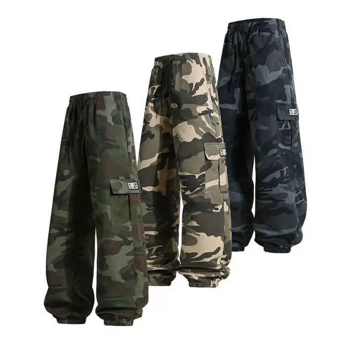 Salopette tactique camouflage pour homme - Pantalon de combat multi-poches qualité supérieure entraînement travail