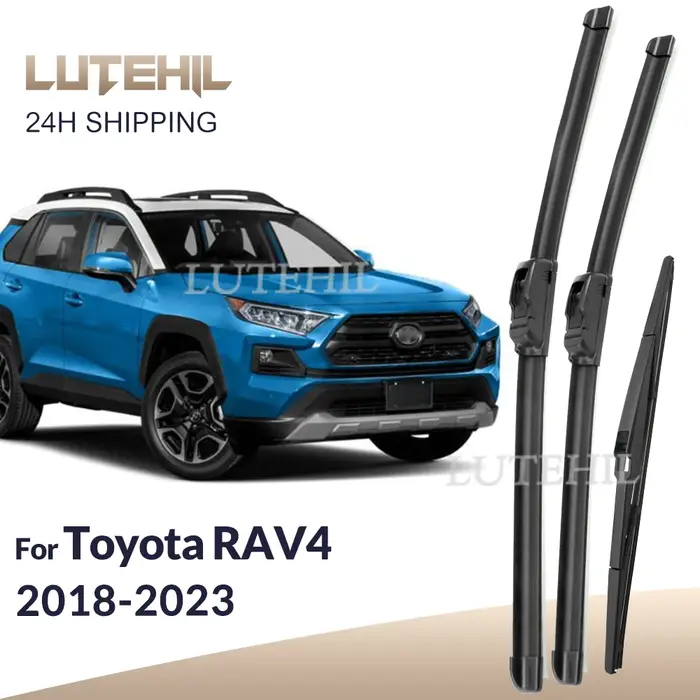 Balais d'essuie-glace avant et arrière, pour Toyota RAV4 XA50 2018 – 2023 2019 2020 2021, brosses de