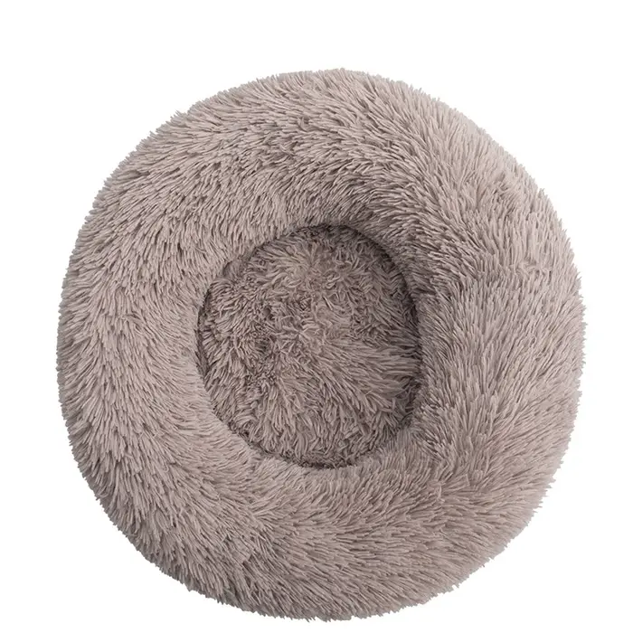 Lit orthopédique pour chien en forme de beignet, canapé-lit apaisant et anti-anxiété pour animaux de