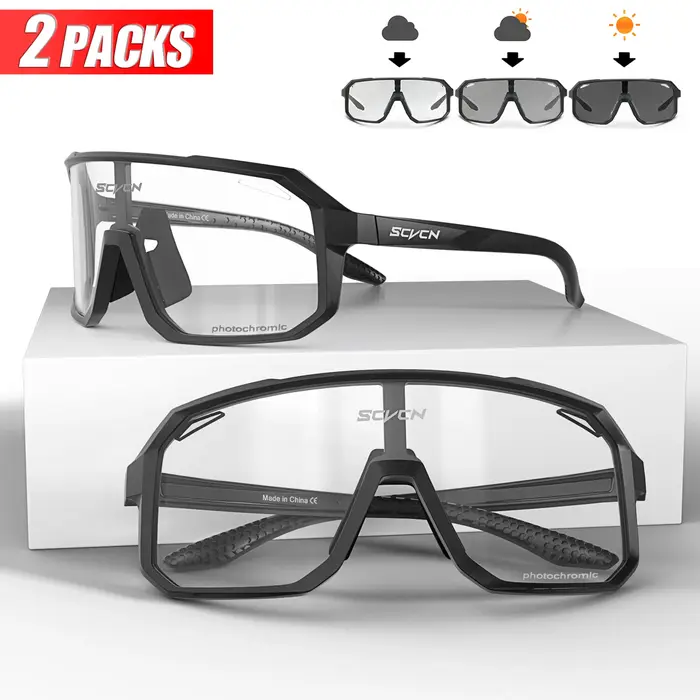 Lunettes de soleil de cyclisme photochromiques pour hommes et femmes, lunettes de sport VTT, lunette