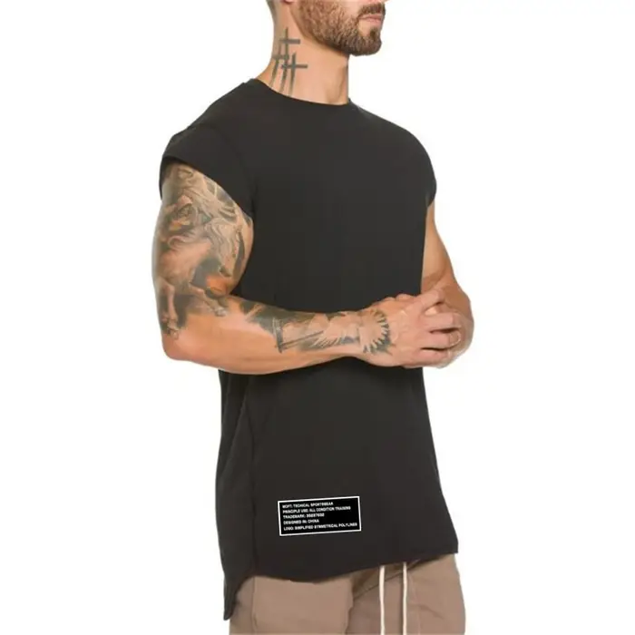 TShirt en coton respirant pour homme style remise en forme col rond léger et confortable pour fitness musculation et tenues décontractées