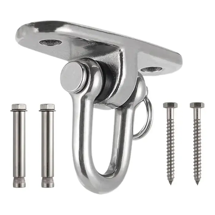 Ensemble de cintres pivotants rotatifs à 360 degrés, supports de suspension en acier inoxydable 304,