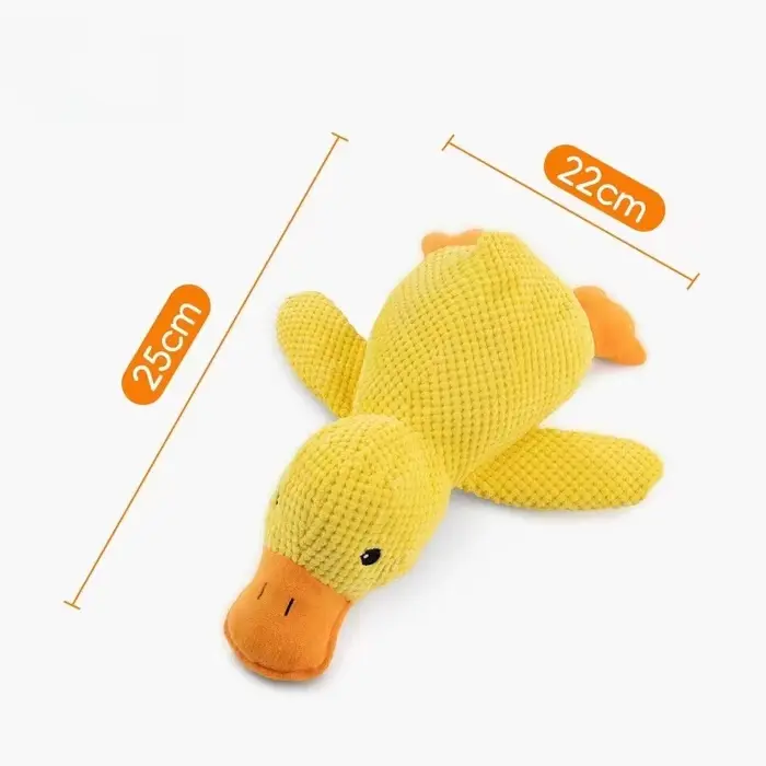 Jouets pour chats et chiens agressifs, jouet à mâcher qui couine, poupée en peluche interactive pour