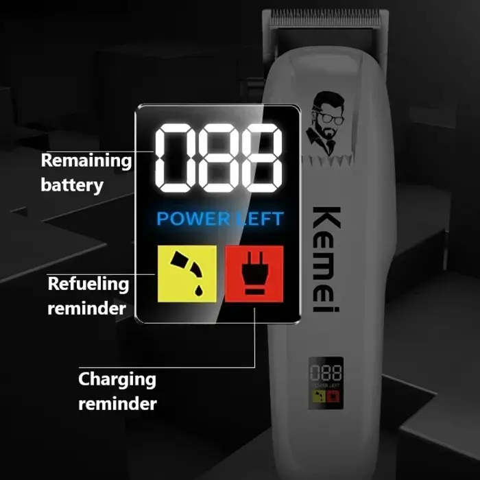 Tondeuse à cheveux Kemei Km-2299 Km-PG809A Km-2024, machine à couper les cheveux pour barbier, tonde