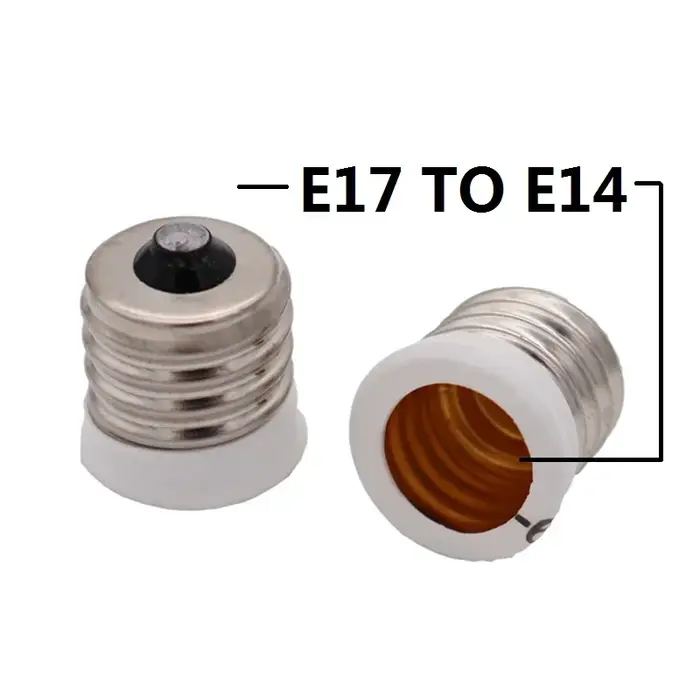 Support d'adaptateur de lampe à ampoule LED, prise de base, E17 à E14, ci-après, européen, nouveau