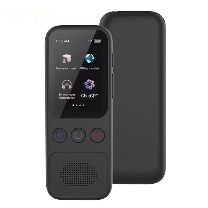 Traducteur audio S80 portable 138 langues - Traduction vocale photo temps réel hors ligne
