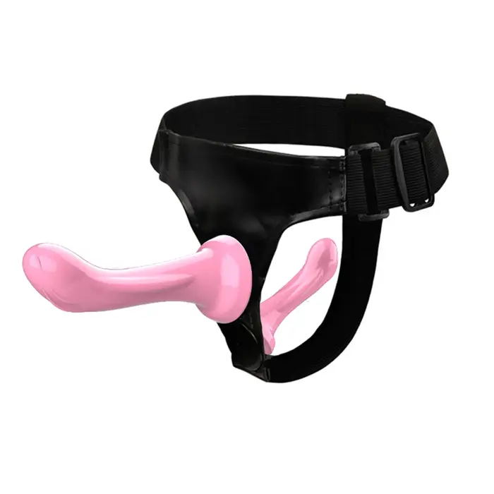 Vibrateurs à Double gode pour harnais de Bondage lesbien, jouets sexuels pour femmes, produits sexue