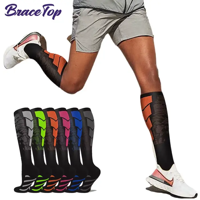 Chaussettes de compression sport soutien mollet - Circulation sanguine running chasse soins