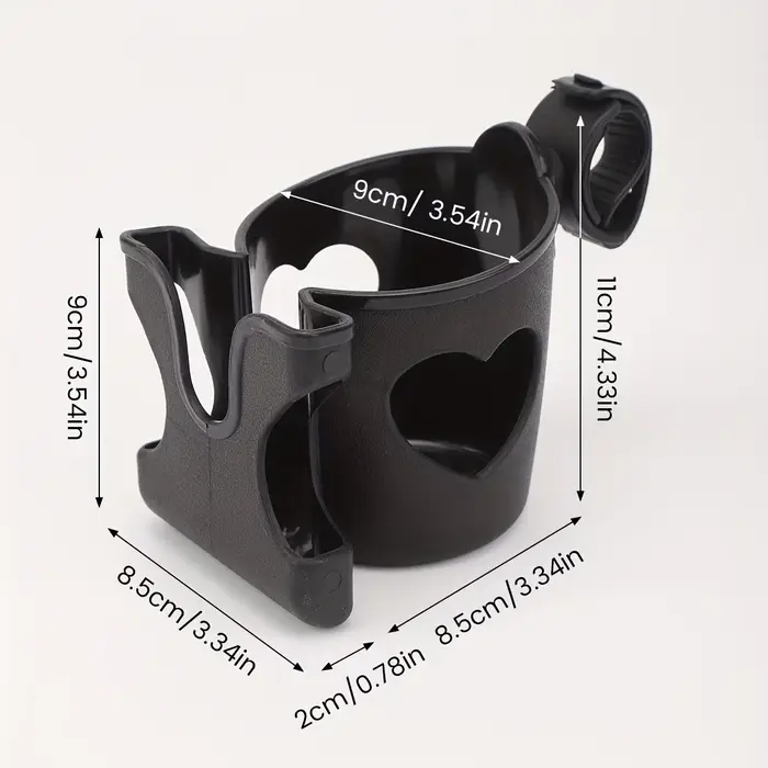 Porte-gobelet d'eau pour poussette de bébé, avec téléphone portable, porte-bouteille, caricycle élec