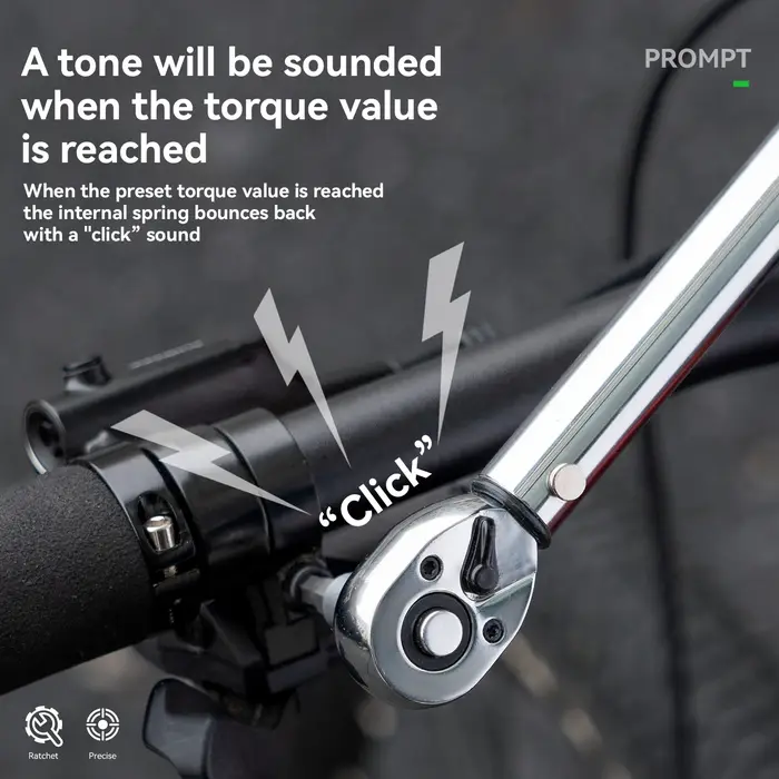 Rockbros 72 Torque à cliquet à cliquet 2-24 nm outil de réparation de vélo kits à cliquet Ensemble d
