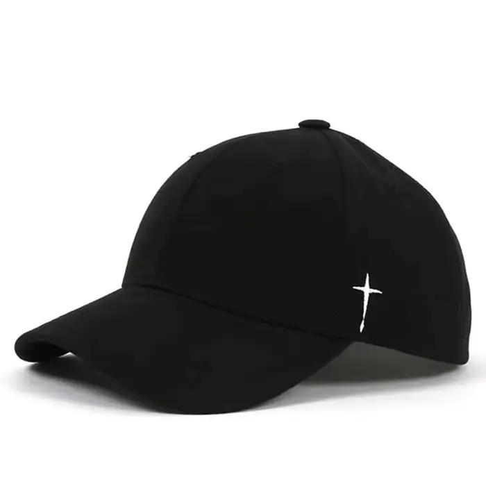 Casquettes de Baseball unisexes simples avec broderie de gouttes d'eau croisées, chapeau décontracté