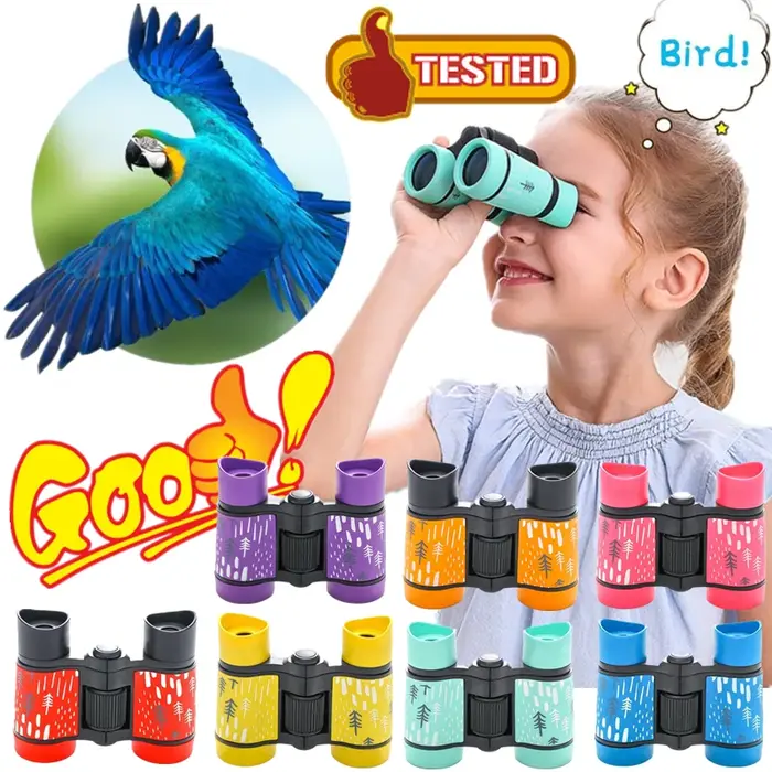 Télescope pliant 4x30mm enfants éducation apprentissage observation oiseaux camping extérieur