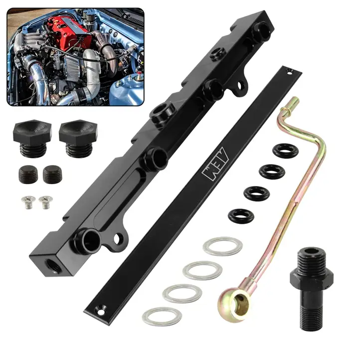Rail de carburant en aluminium à haut Volume, compatible avec Honda Civic K20 K20A2 K20A3 K20Z1 Acur