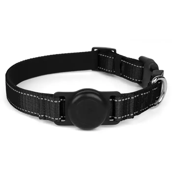 Collier pour chien avec support AirTag, réfléchissant, ultra-durable, confortable, rembourré, robust