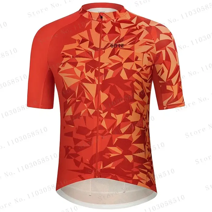 Maillot de cyclisme pour hommes, hauts d'été à manches courtes, vêtements de sport, chemises de vélo