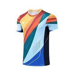 Nouvel uniforme de tennis de table de compétition de l'équipe nationale, haut de sport respirant à m