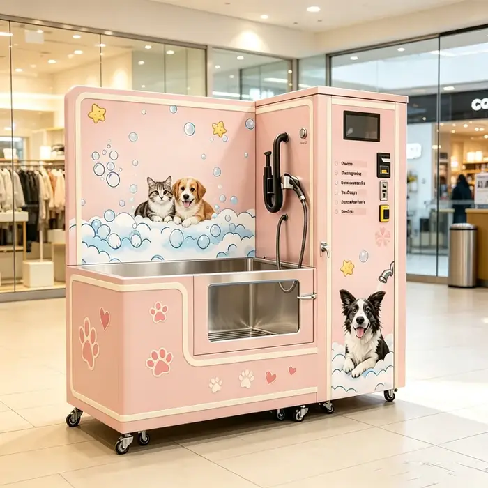 Machine de toilettage automatique pour animaux de compagnie