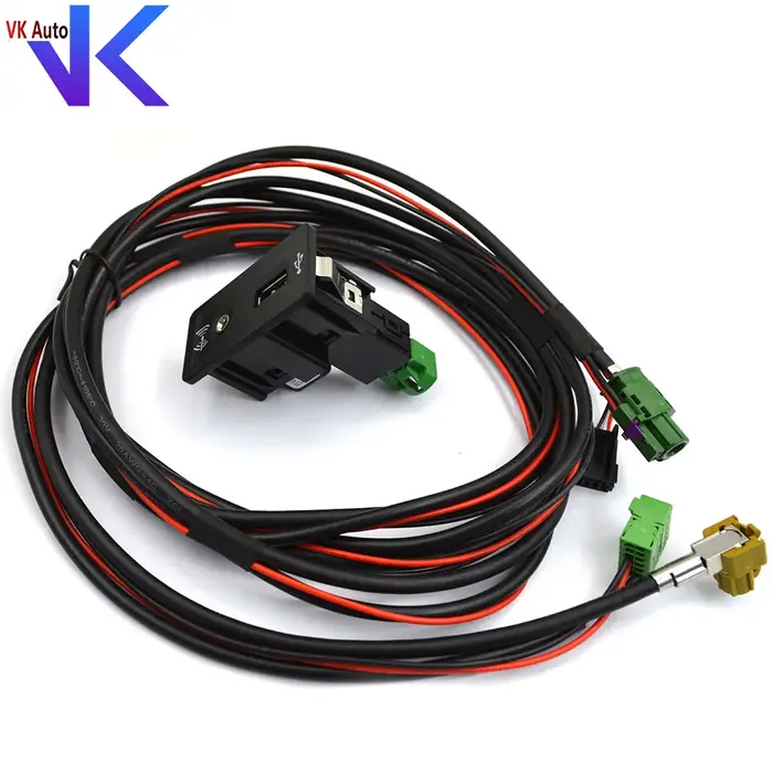 Pour VW Golf 7 MK7 VII pour Passat B8 CarPlay médias USB AUX commutateur MIB2 MDI USB AMI adaptateur