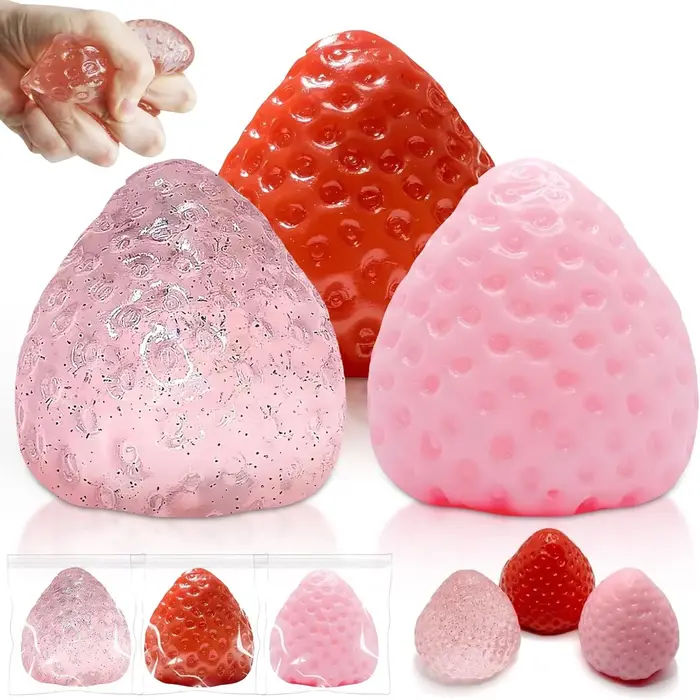 Taba Squishies fraise fruits presser jouets Kawaii collant Stress Fidget jouet cadeau parfait access