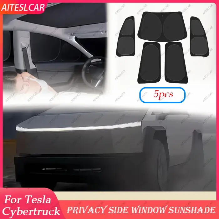 Pare-soleil de confidentialité AITESLCAR pour Tesla Cybertruck