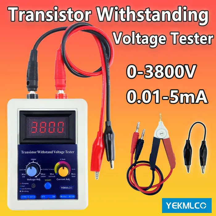 Testeur IGBT 0-3800V, testeur de tension de Transistor, Diode MOS Triode MOV LED, capacité de tensio