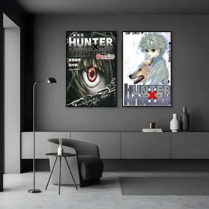 Affiche H-Hunter Hunter, impressions et affiches vintage de haute qualité pour la maison, le bar, le café, l'art mural esthétique.