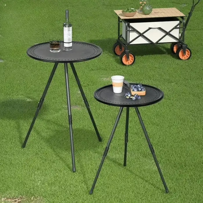 Table pliante d'extérieur en alliage d'aluminium, Table basse légère, Portable, pique-nique, Camping