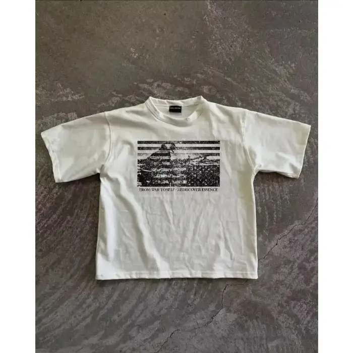 T-shirt oversize décontracté pour homme