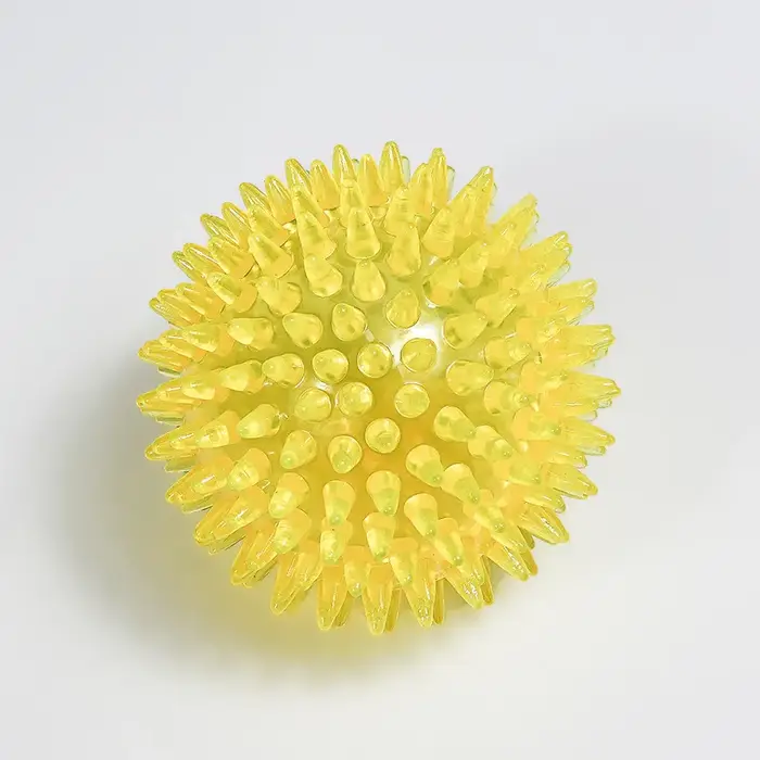 Jouets pour chiens et chats, jouet sonore pour chiot, balle à grincement polka, balle de nettoyage d