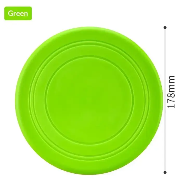 Jouet interactif en silicone en forme de soucoupe volante pour chiens et chats, résistant aux morsur