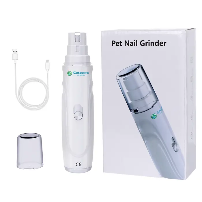 Broyeur à ongles électrique aste par USB pour animaux de compagnie, tondeuse et tondeuse, pattes ind
