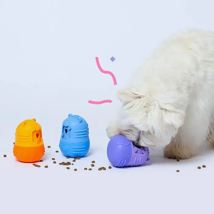 Boule distributrice de friandises indestructible pour chien